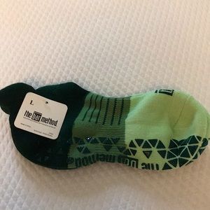 Bar Method green ombré grip socks. New with tags!